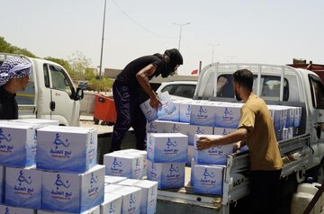 تقرير مصور/ موكب جامع وحسينية أسد الله التركماني يخدم زوار الأربعين في كربلاء المقدسة