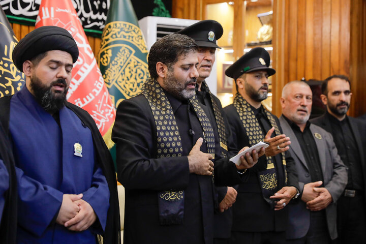 Photos: Servants of Razavi Holy Shrine Visit Kadhimayn Shrine in Iraq