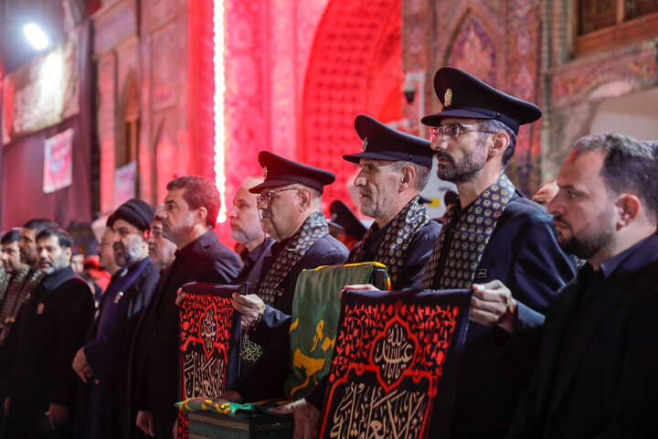 Photos: Servants of Razavi Holy Shrine Visit Kadhimayn Shrine in Iraq