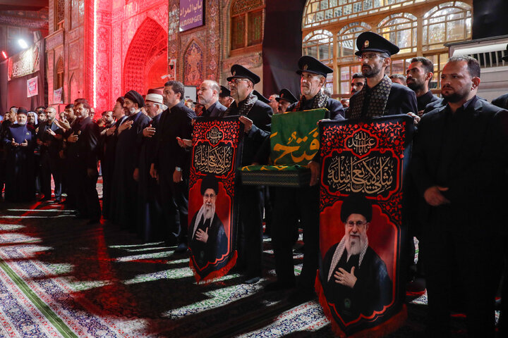 Photos: Servants of Razavi Holy Shrine Visit Kadhimayn Shrine in Iraq