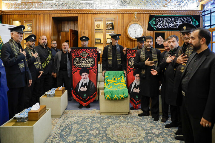 Photos: Servants of Razavi Holy Shrine Visit Kadhimayn Shrine in Iraq