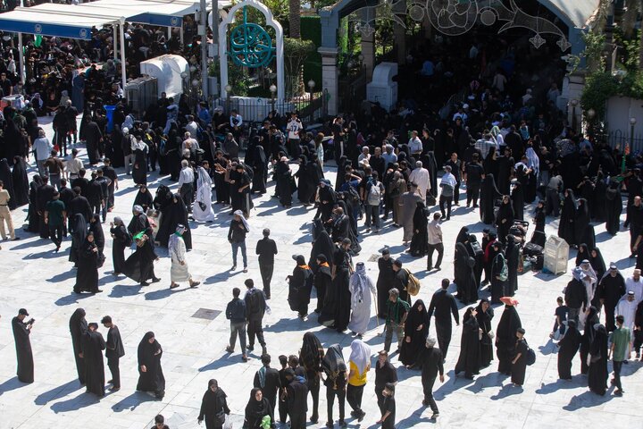 تقرير مصور/ منطقة ما بين الحرمين  الشريفين تشهد حضورا مميزان لجموع الزائرين في كربلاء المقدسة