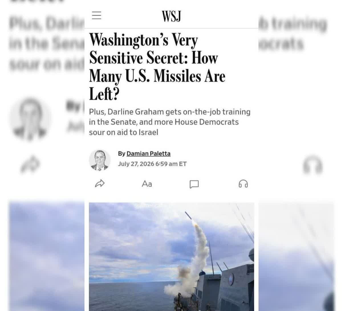 Malaking pagbaba ng mga reserba ng Tomahawk at Patriot; 30 hanggang 50 porsyento ng mga missile ng Amerika ay naubos