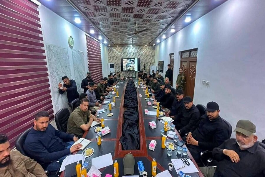 فرماندهان حشد شعبی عراق روند اجرای طرح امنیتی اربعین را بررسی کردند