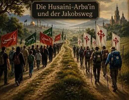 Pagpapakita ng pagkakatulad ng dalawang ruta ng pilgrim ng "Arba'een" at "Camino" sa Vienna
