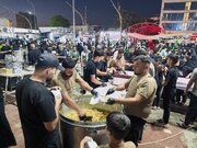 تقرير مصور/ موكب جامع الرسول الأعظم التركماني يخدم زوار الأربعين في كربلاء المقدسة