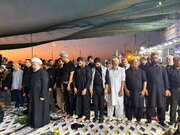 Photos: Senior Pakistani Shia Cleric "Allama Shahidi" in 'Najaf to Karbala' Arbaeen Walk