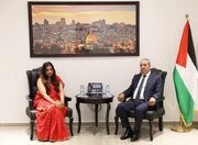 Palestinian Vice President, Indian Envoy Discuss Bilateral Ties and Regional Situation