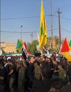 فیدیو| تشییع جثمان شهداء قوات الحشد الشعبي العراقي