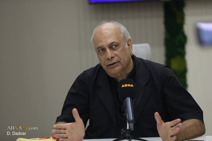 Photos: Iranian Actor Bahman Dan visits ABNA News Agency