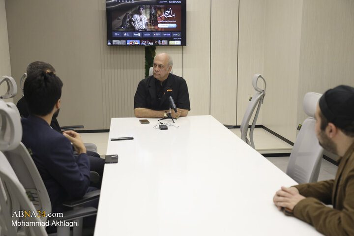 Photos: Iranian Actor Bahman Dan visits ABNA News Agency