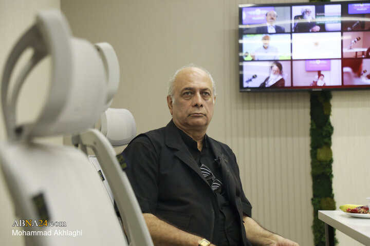 Photos: Iranian Actor Bahman Dan visits ABNA News Agency