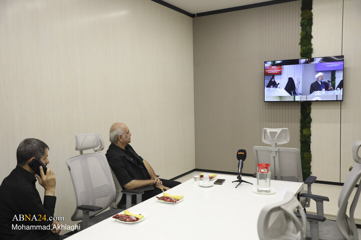 Photos: Iranian Actor Bahman Dan visits ABNA News Agency