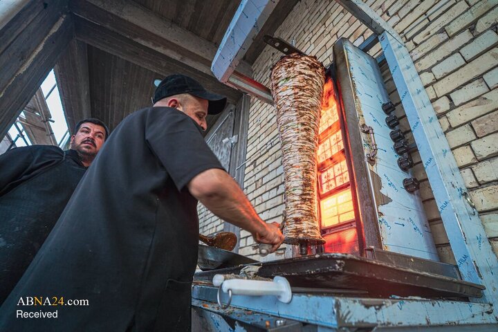 خدمت‌رسانی شبانه‌روزی به زائران اربعین در آستان حضرت شریفه(س) عراق