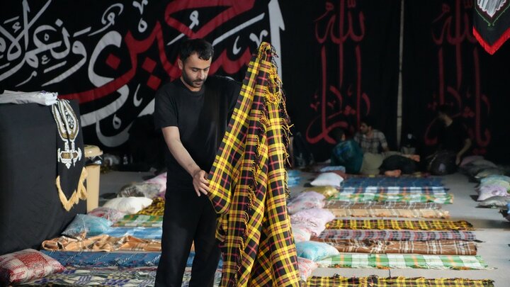عکس خبری/ ورود اولین کاروان دانشجویی به موکب لبیک ستاد عمره و عتبات دانشگاهیان