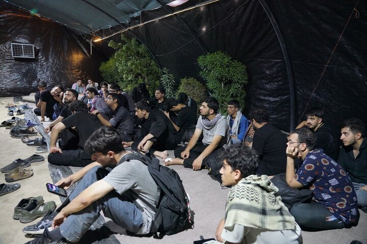 عکس خبری/ ورود اولین کاروان دانشجویی به موکب لبیک ستاد عمره و عتبات دانشگاهیان