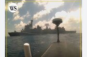 Sa baybayin ng Pilipinas, isang Amerikanong naval drone ang lumapit sa isang Chinese destroyer