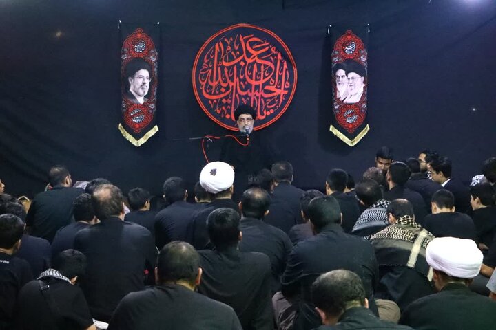 گزارش تصویری/ مراسم عزاداری به نیابت از قائد شهید