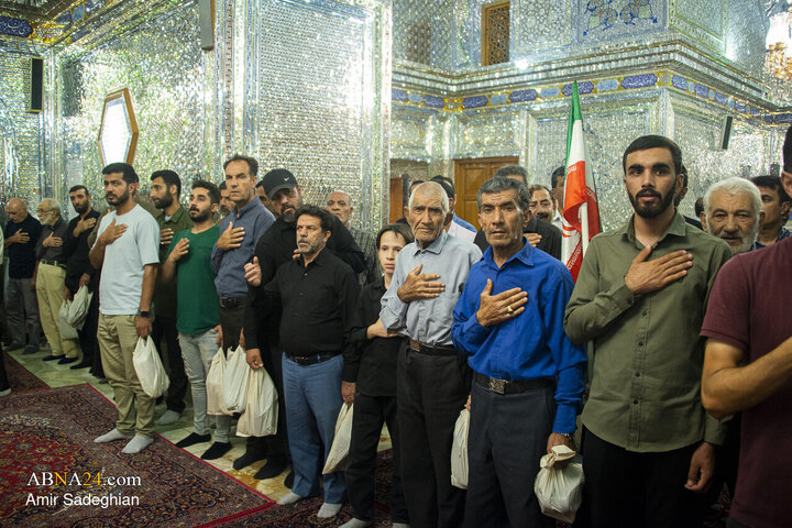 تشییع پیکر سرتیپ دوم خلبان شهید مجید کاظمی در حرم مطهر حضرت شاهچراغ (ع)
