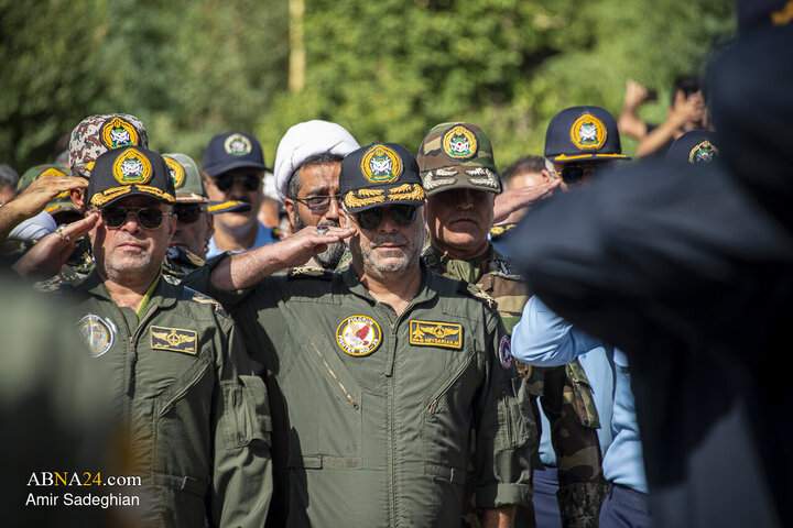 Photos: Funeral Ceremony of Brigadier General Pilot Martyr Majid Kazemi in Shiraz