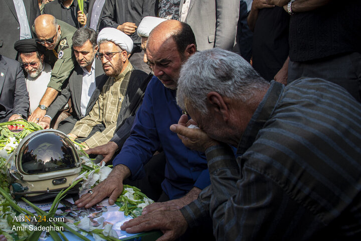 Photos: Funeral Ceremony of Brigadier General Pilot Martyr Majid Kazemi in Shiraz