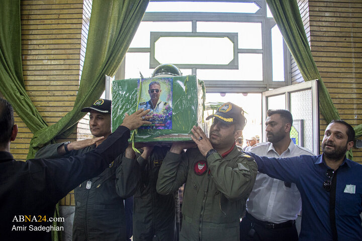 Photos: Funeral Ceremony of Brigadier General Pilot Martyr Majid Kazemi in Shiraz