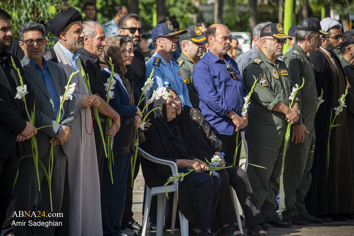 Photos: Funeral Ceremony of Brigadier General Pilot Martyr Majid Kazemi in Shiraz