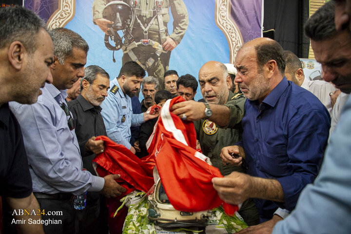 Photos: Funeral Ceremony of Brigadier General Pilot Martyr Majid Kazemi in Shiraz