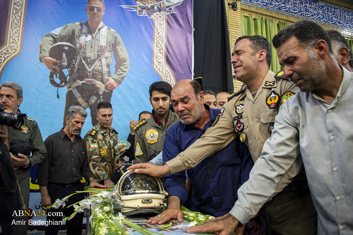 Photos: Funeral Ceremony of Brigadier General Pilot Martyr Majid Kazemi in Shiraz