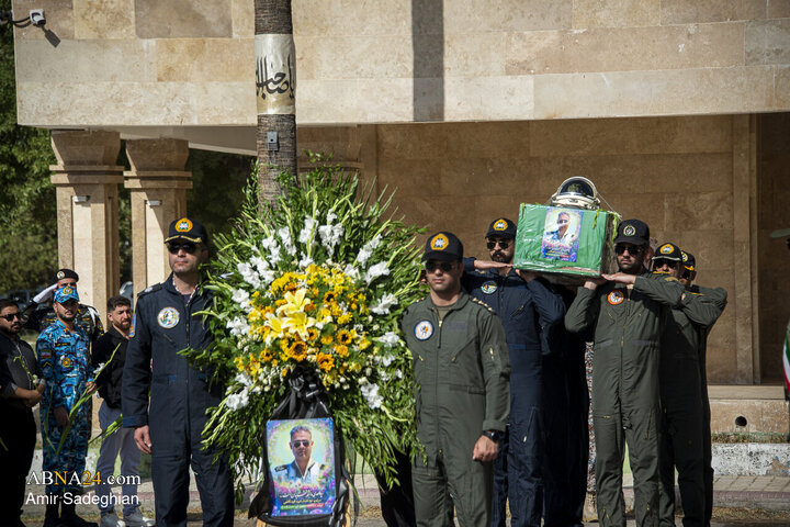 Photos: Funeral Ceremony of Brigadier General Pilot Martyr Majid Kazemi in Shiraz