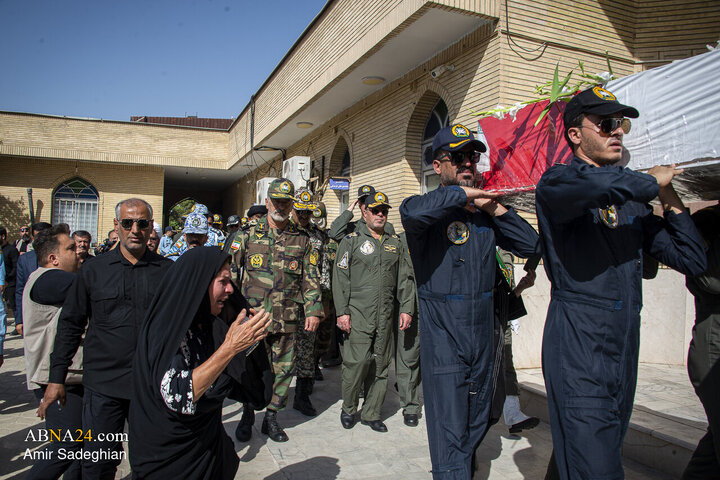 Photos: Funeral Ceremony of Brigadier General Pilot Martyr Majid Kazemi in Shiraz
