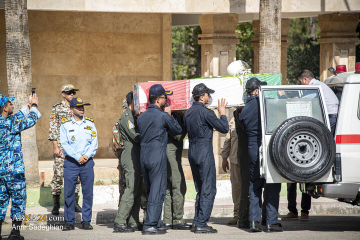 Photos: Funeral Ceremony of Brigadier General Pilot Martyr Majid Kazemi in Shiraz