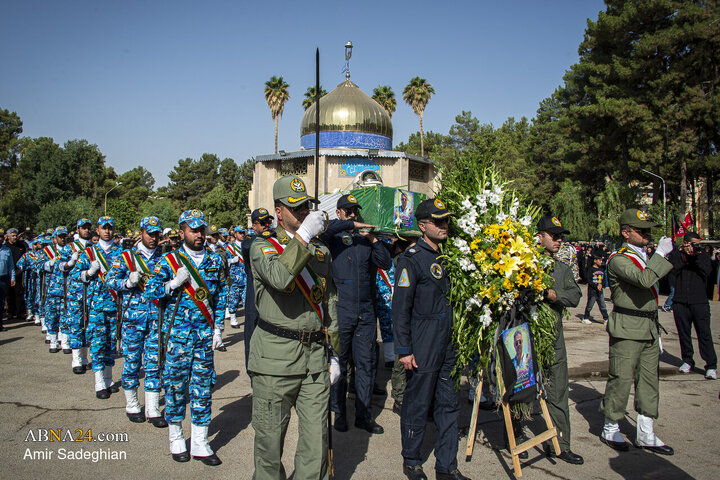 Photos: Funeral Ceremony of Brigadier General Pilot Martyr Majid Kazemi in Shiraz