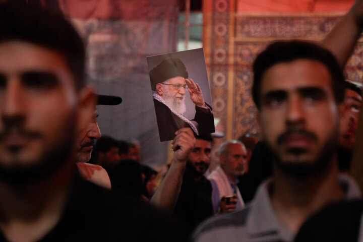 Photos: Anti-American Gathering by Arbaeen Pilgrims at Pillar 1080 on Tariq al-Hussain Route