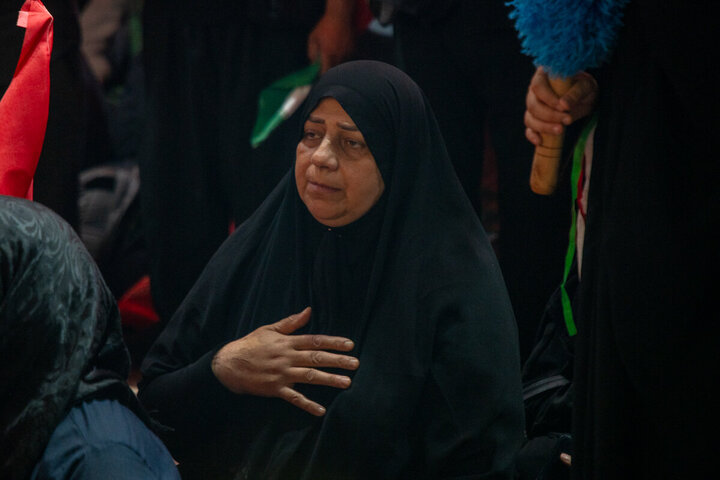 Photos: Anti-American Gathering by Arbaeen Pilgrims at Pillar 1080 on Tariq al-Hussain Route