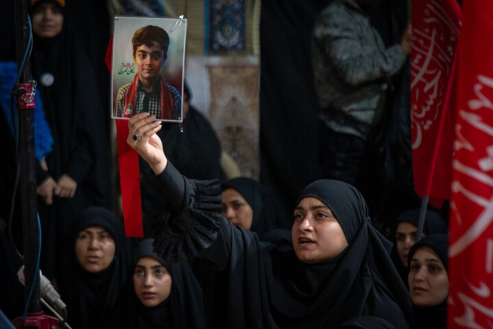 Photos: Anti-American Gathering by Arbaeen Pilgrims at Pillar 1080 on Tariq al-Hussain Route