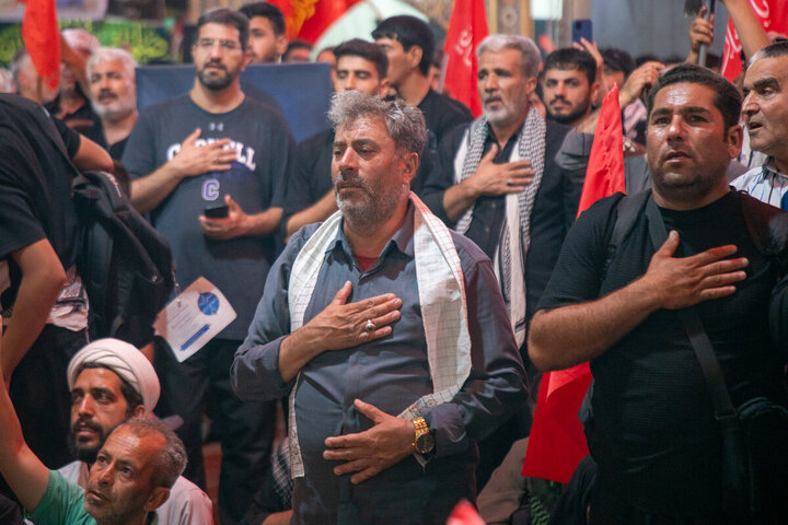 Photos: Anti-American Gathering by Arbaeen Pilgrims at Pillar 1080 on Tariq al-Hussain Route