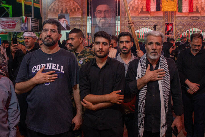 Photos: Anti-American Gathering by Arbaeen Pilgrims at Pillar 1080 on Tariq al-Hussain Route