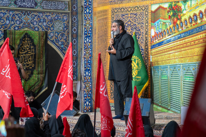 Photos: Anti-American Gathering by Arbaeen Pilgrims at Pillar 1080 on Tariq al-Hussain Route