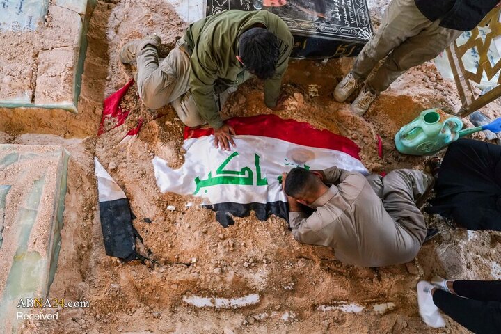 مراسم تشییع شهدای الحشد الشعبی در عراق