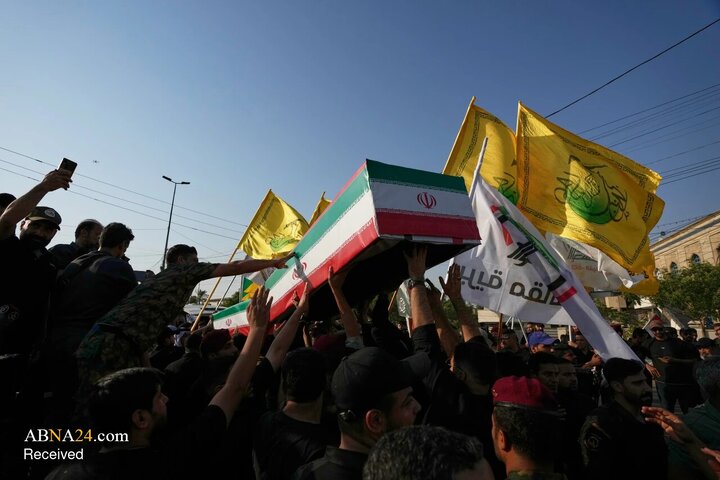 مراسم تشییع شهدای الحشد الشعبی در عراق