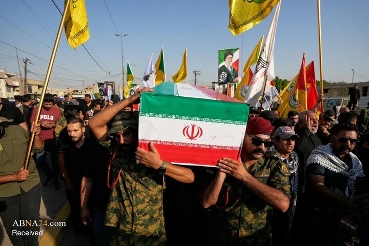 مراسم تشییع شهدای الحشد الشعبی در عراق