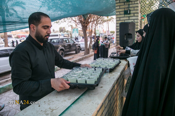 خدمت بی‌وقفه در مسیر زائران اربعین حسینی