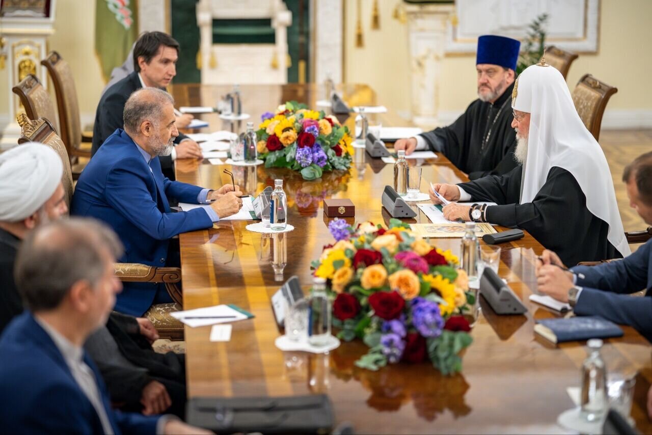 Iran's ambassador delivers leader's message to Russian Orthodox patriarch in Moscow