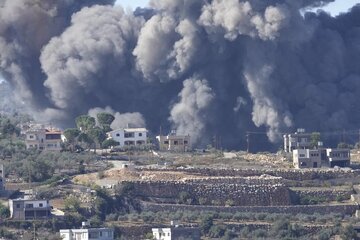 ادامه حملات رژیم صهیونیستی به جنوب لبنان؛ انفجارهای گسترده در کونین و پرتاب مواد منفجره در علی‌الطاهر