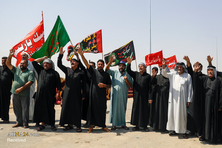 Photos: Presence of Imam Reza Envoys of Compassionate Imam (AS) Among the Mawkib Organizers of the City of Nu'maniyah