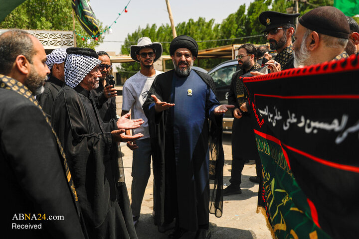 Photos: Presence of Imam Reza Envoys of Compassionate Imam (AS) Among the Mawkib Organizers of the City of Nu'maniyah