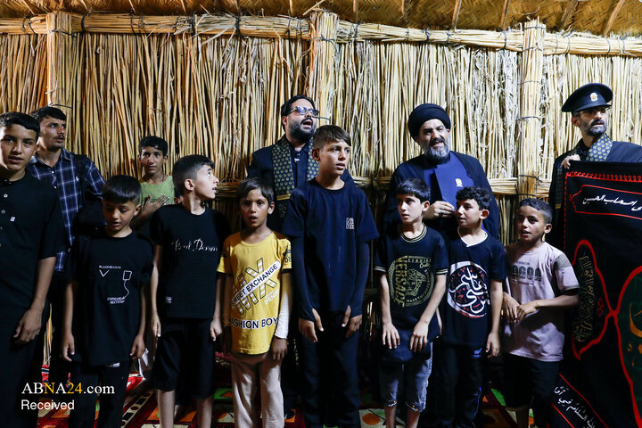 Photos: Presence of Imam Reza Envoys of Compassionate Imam (AS) Among the Mawkib Organizers of the City of Nu'maniyah
