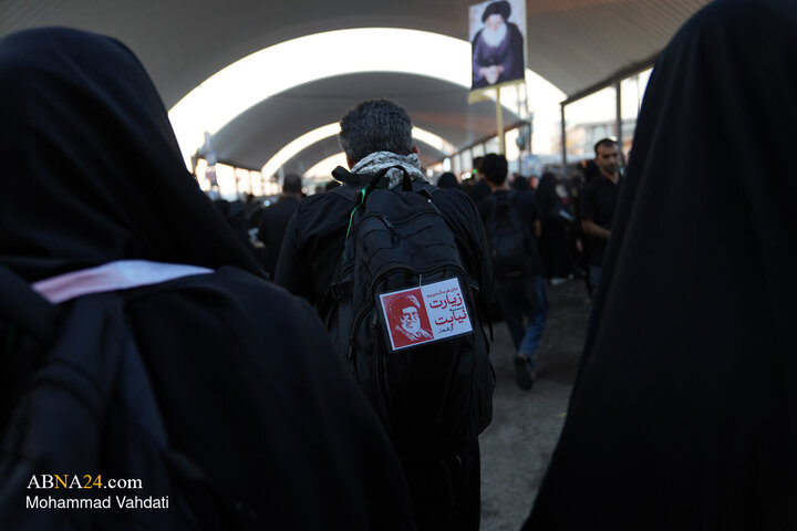 Photos: Tariq al-Hussain; Path of Devotion of Arbaeen Pilgrims Toward Holy Karbala