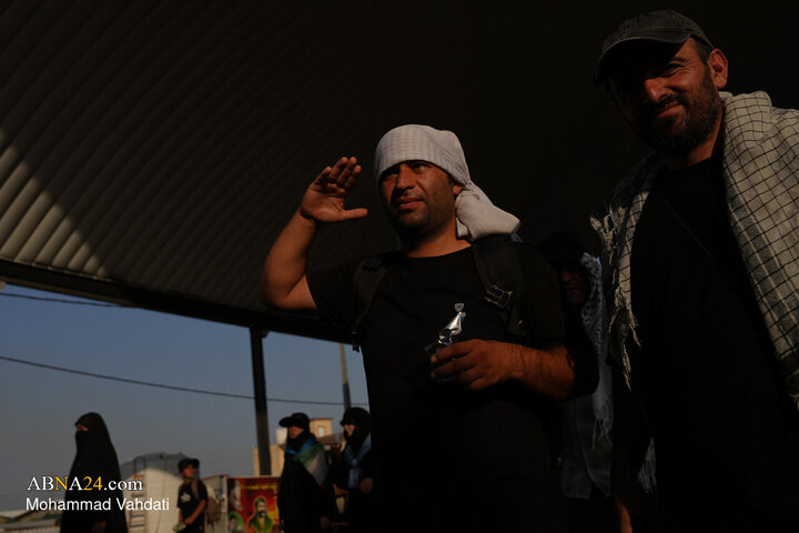 Photos: Tariq al-Hussain; Path of Devotion of Arbaeen Pilgrims Toward Holy Karbala